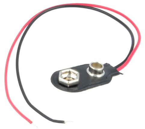 Batterieclip für 1x 9V Block - I-Form, Menge:1