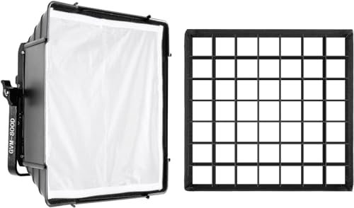 GVM Softbox für LED Videolicht der Serien 800D, 480LS, 560AS - Zubehör für Videobeleuchtung und Fotobeleuchtung - LED Videoleuchte Softbox