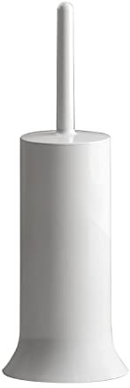 Gedy G-Peter Scopino WC Bianco, Misure e Peso: 41X14X14 CM & 0,3 kg, Scopettino WC Realizzato in resine termoplastiche, Scopino Bagno Design di R&S, 2 Anni di Garanzia