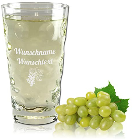 Dubbeglas mit Gravur | 0,5L Schoppenglas mit Namen gravieren | Geschenkidee Geburtstag Weihnachten | Dubbe personalisiert - optional im Geschenkkarton (Ohne Geschenkkarton)