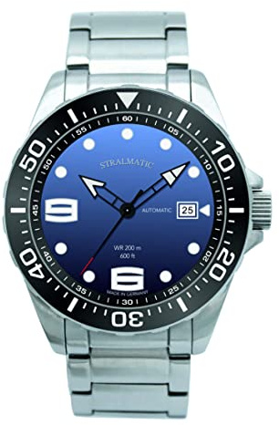 Stralmatic SD – 110321 Dänholm Automatik Taucheruhr Gliederband - Made in Germany
