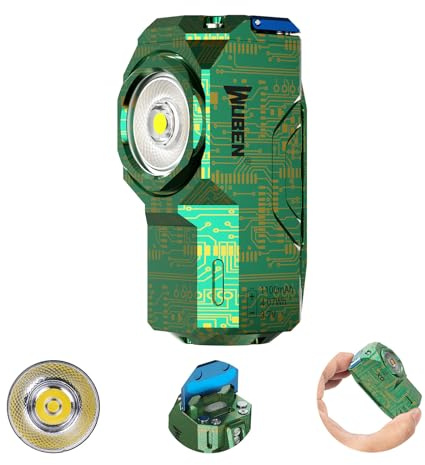WUBEN X0 Torch Rechargeable 800 Lumens, LED Torch Super Bright, 7 Modes, Programmable, Magnetic Type-C Rechargeable Compact Flashlight, EDC Torch for Camping and Hiking, Outdoor