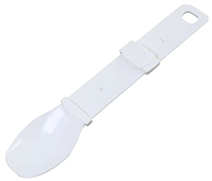 Luojuny Cuillère d'alimentation pour animaux de compagnie, pratique, multifonction, légère, pour chat, friandises, casse-croûte, produit pour animaux de compagnie, blanc