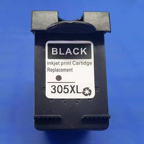 305 bläckpatroner svart skrivarbläck 305 XL multipack hög kapacitet ersättning för HP bläckpatroner 305XL för HP Envy 6000 6020 6032 Pro 6430 6420 DeskJet 2700 2710 2720 Plus 4100 4130 4120 (svart)