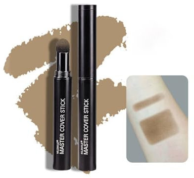 Ansatzpuder zur Haarverdichtung für Frauen & Männer, Haaransatz-Puder, Haar Concealer zur Haarverdichtung für dünner werdendes Haar, kahle Stellen und graue Haarwurzeln (Weich Braun)