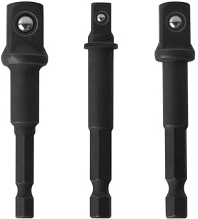 DW2541IR, DW2542IR, DW2547IR for DeWalt Socket Adapter Set, Impact Grade Socket Adapter Set,1/4, 3/8, 1/2 Drive Drill (3pcs)