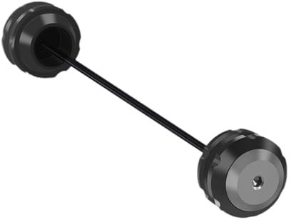 Sturzpads Rahmenschutz Fallschutz Für Yamaha FZ1 FZ1N/S FZ6 FZ6N Motorrad Rad Schutz Vorne Hinterachse Gabel Crash Sliders Fallen Schutz Kappe(Rear Titanium)