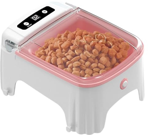 Automatisk hundmatare, automatisk kattmatautomat | Varuautomat för husdjur med sensor och kattmatare | Matdispenser