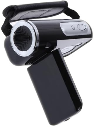 DECORNIJIA Caméra Mini Dv Portable Écran 2 Pouces Tft, Capteur 5mp Interpolé 16mp, Zoom Numérique 16x, Légère en Plastique, Fonction Enregistreur Vidéo, Alimentée par 3 Piles AAA