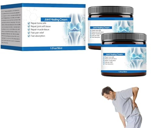 Crema Curativa Per Le Articolazioni, Crema Lenitiva Con Complesso Peptidico, Migliora Efficacemente Il Disagio Articolare E Aumenta La Mobilità, Per Tutti I Tipi Di Pelle (2pcs)