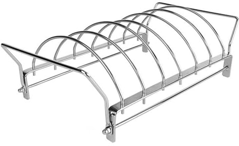 Grillrost – robuster Bratständer, rostbeständiges Design in Lebensmittelqualität, wärmezirkulierender Halter, Grill, Smoker, Kochen, Grillwerkzeug für Schweinefleisch, Rind, Huhn, Rippchen