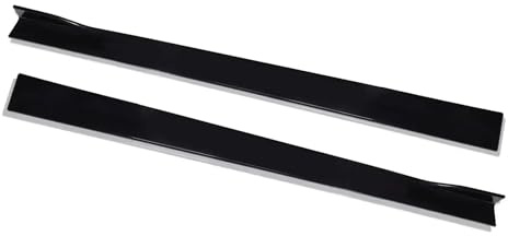 Jupes Latérales Kit Carrosserie De 78,7 Pouces Comprenant Un Spoiler Latéral Une Lèvre Et des Extensions Bas Caisse pour Corvette pour C5 pour C6 1997-2013(Le Noir)