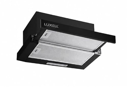 Cappa Aspirante Da Incasso 60 cm Nera Black, Alimentazione: 220-240 V Frequenza: 50/60 Hz, Potenza: 90 W, Portata aria: 250 m³/h, Classe di isolamento: Classe I, Grado di protezione: IPX10