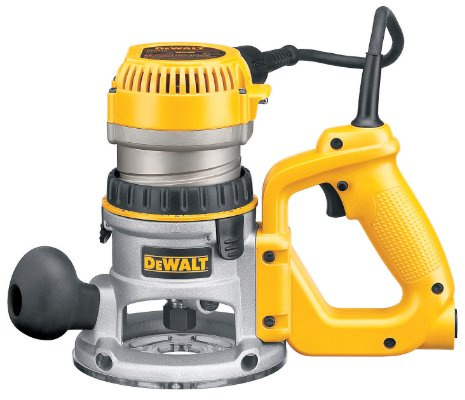 DEWALT Routeur, vitesse variable, poignée en D, démarrage en douceur, 2-1/4 HP (DW618D)