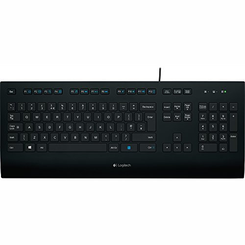 Logitech K280e Tastatur (Kabelgebunden, Business-Tastatur, QWERTZ, Deutsche Layout) schwarz