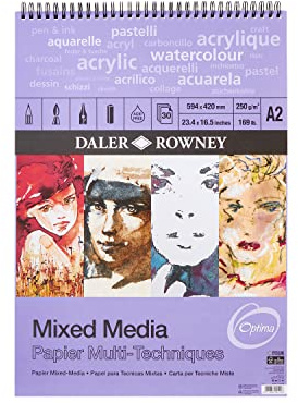 DR Mixed Media Spiral A2 250 GM, GDAMMA2