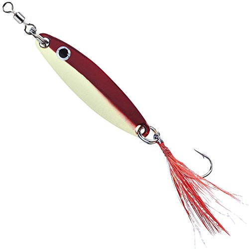 Balzer Osaka Forellenblinker 3cm 3g - Blinker zum Spinnfischen auf Forellen & Barsche, Forellenköder zum Spinnfischen, Spoon, Farbe:Goldfarben / Rot