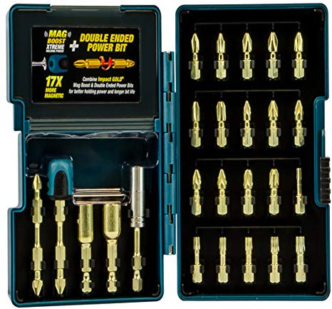 Makita B-69163 Bit-Set, Blau/Gold