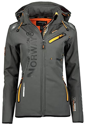 Geographical Norway - Giacca multifunzionale da donna, in Softshell, impermeabile e sportiva, XL