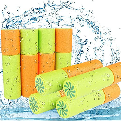 KAHEIGN 8Pcs Wasserpistolen für Kinder, 16CM Spritzpistole Wasserspritze Schaum Wasserspritzpistole Strandspielzeug, Kinder Wasserpistolen Super Wasserblaster für Pool Strand Outdoor
