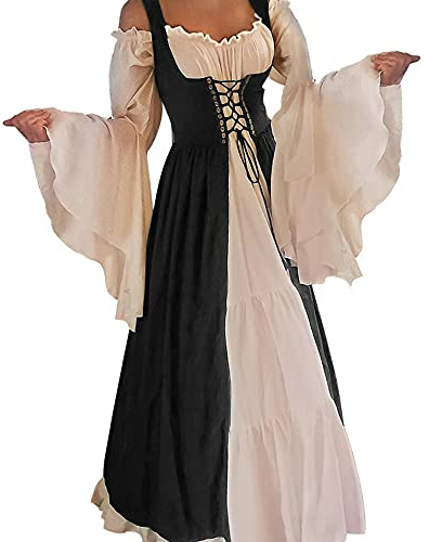 Aibaowedding Renaissance Kleid Damen Mittelalter Kleid Mittelalter Kostüme Damen