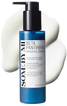 SOME BY MI Beta-Panthenol Repair Gel Cleanser - 120ml - Wiederaufbau der Hautbarriere mit Panthenol – Mildes Gel-Reinigungsgel gegen Mitesser & Talg – Koreanische Hautpflege