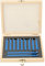 SUDEG Outils de tour Bits, 11 pièces Burins en Carbure de Tungstène,Jeu de Burins de Tournage en Carbure,8 x 8 mm Tipped Weld Fraisage Set doutils de Coupe, Tournage Jeu doutils avec Caisse en Bois