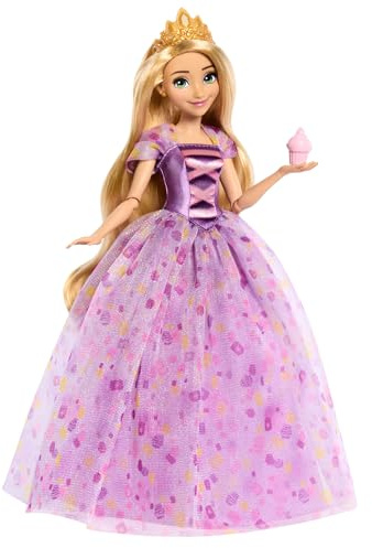 Disney Princesse Raiponce Fête d’Anniversaire Poupée de luxe inspirée du film Disney Raiponce, cadeaux pour grandes occasions pour enfants et collectionneurs, HYC38