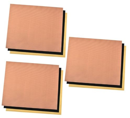 Kisangel 3er-Set Hochtemperaturmatten Antihaft-backmatten Aus Glasfaser Wiederverwendbares Grillpad-Set Für Gesundes Kochen Im Freien 3 Stück * 3