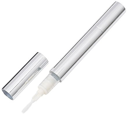 DOITOOL 5stücke Leere Nagellack-pens Aus Aluminium Mit Pinselspitze Tragbare Kosmetische Applikatoren Für Nagelpflege Lippenpflege Und Mehr Silber