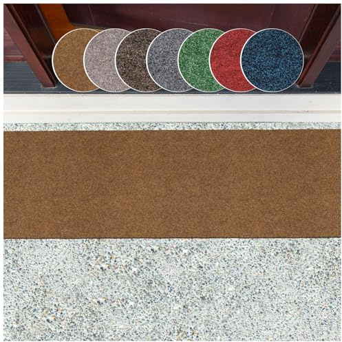 ANRO Fußmatte Schmutzfangmatte Türmatte rutschfest Fußabstreifer abwaschbar robust für Eingang, Haustür, Flur innen & außen Poet, 40 x 120 cm (Rechteckig)