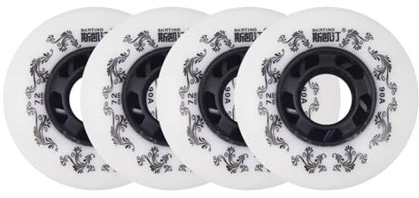 Skateboard-Räder, Inline-Rollschuh-Räder für den Innenbereich, 90A (4er-Pack), Rollschuh-Räder für den Innenbereich, Skating-Räder zum Austauschen von -Räder