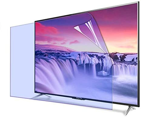 KELUNIS Pellicola AntiGraffio Blue Light Filtro Antiriflesso E Anti Luce Blu Adatto per Schermi LCD LED 4k OLED E QLED HDTV,32in 698x392mm