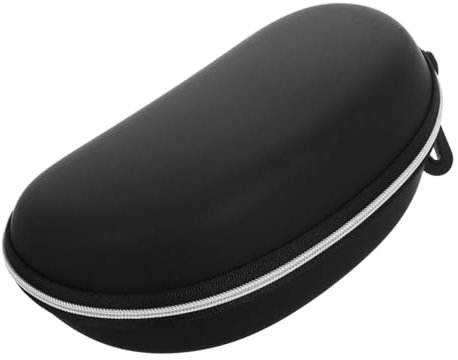 YARNOW Hartschalen-brillenetui Mit Reißverschluss Tragbares Sonnenbrillen-etui Aus Strapazierfähigem Pu Schützende Aufbewahrungsbox Für Outdoor-sportbrillen Und Skibrillen