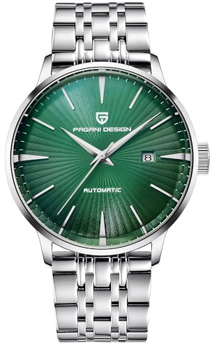 Pagani Design PD2770 Fashion Herren Automatik Mechanische Uhr Edelstahl Wasserdicht Lederband Einfache Business Sport Armbanduhren