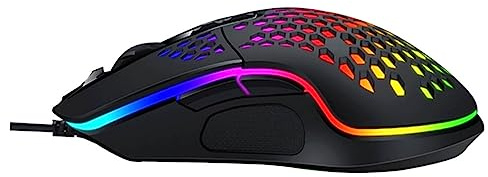 LABRIMP Ratón para Hueco Cable Ratón De Ordenador Luminiscente Accesorio para Portátil para Gaming y Trabajo Casa