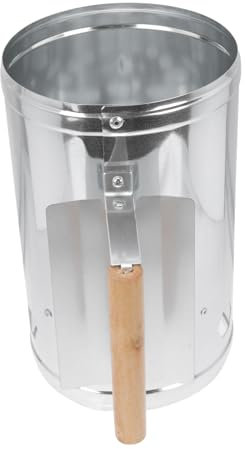 Toddmomy 1pezzi Ciminiera Accensione Carbonella Barbecue Rapida con Bocca Ampia per Campeggio Picnic Outdoor Starter per Grill Senza Odore Sicura e Facile da Usare