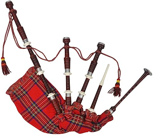 Generico Cornamusa Scozzese Great Highland Rosso Reale Steward Scozzese,Arte e Svago,Hobby e Arti Creative,Strumenti Musicali,Cornamuse-70043