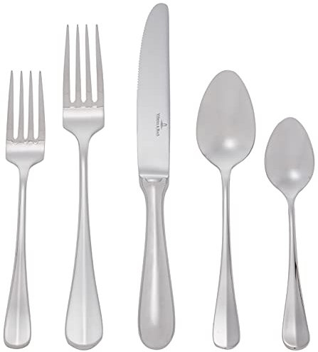 Villeroy & Boch La Coupole Besteck-Set, 40-teilig, 18/10 Edelstahl, Service für 8 Personen
