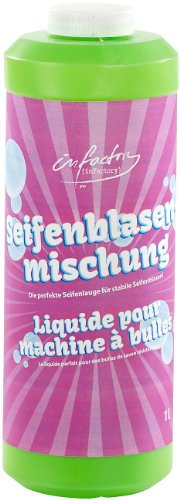 infactory Seifenblasenfluid: Mischung für Bunte Seifenblasen, 1 Liter (Seifenblasenmischung, Seifenblasen-Fluids, Zauberstab)
