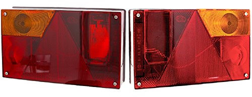 The Drive | Anhänger Rückleuchten Satz | Aspöck Multipoint I 1 | Rechts & Links | Bajonett-Anschluss | Rücklichter für PKW-Anhänger, Trailer & Wohnwagen