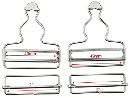 MYIW silber - schnallen - dungaree clips mit rechteck schnalle für hosenträger und riemen - verbindungselemente für overalls pinafore kleider (2)