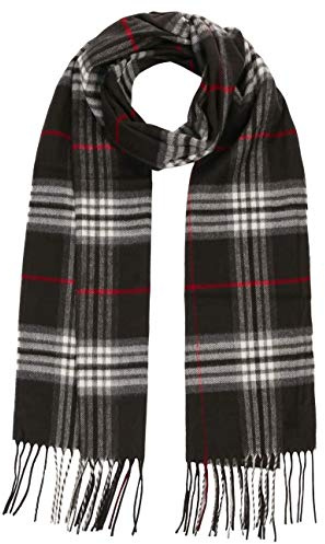 Lipodo Karo Cashmink Schal karriert mit Überkaro Made in Germany Damen und Herren Herbst Winter