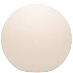 8 seasons design | Deko Leuchtkugel Shining Globe (E27, Ø 60 cm groß, matt, IP65 wetterfest, Indoor & Outdoor, Kugel, Gartendekoration, Beleuchtung) weiß