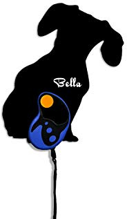 Schipperke Hund - Custom Name Hundeleine - Wandhaken