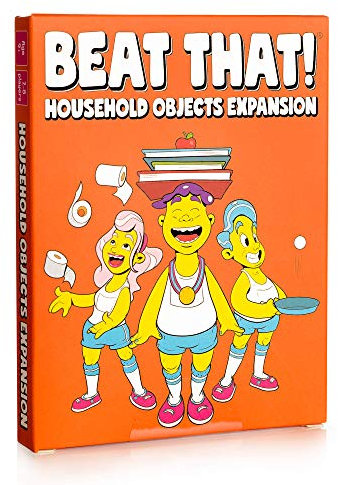 Gutter Games Beat That Household Objects Expansion - Fun Family Board Game for Kids and Adults - Great Stocking Fillers or Gift for Christmas Parties or Family Gatherings - Game Perfect for Laughs