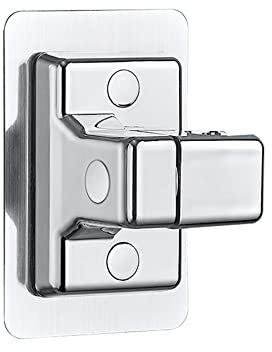 Soporte de Cabezal de Ducha 1Pcs sin Taladro, Ajustable de 360° Resistente al Agua Soporte para alcachofa de Ducha de Pared para baño Plástico ABS