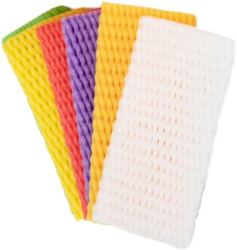 Manchon de Filet en Mousse for Fruits, Couverture de Filet en Mousse, Papier D'emballage de Fruits, Résistant Aux Chocs, Anti-extrusion, Housse de Protection de Couleur, Légumes Et Fruits ( Color : Ro