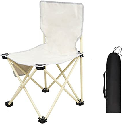 MOBAAK Campingstuhl Klappstuhl Outdoor-Klappstuhl, Tragbare Rückenlehne, Sitz Für Camping, Freizeit, Angeln, Kunst, Skizzieren Strandstuhl Camping Stuhl (Size : 65 * 38 * 38cm)