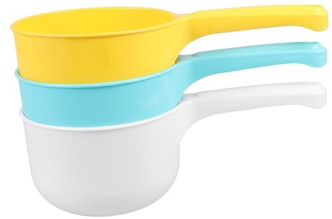 FELTECHELECTR 3St Wasserkelle Babylöffel küchenutensilien Haarwasch Schöpfkelle Wasserlöffel kurze Badekelle Pflanzenbewässerungskelle Wasserschaufel für Restaurant Schaufel für Badezimmer Abs